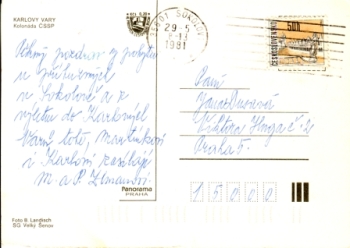 Karlovy Vary 1981 95 001 ●